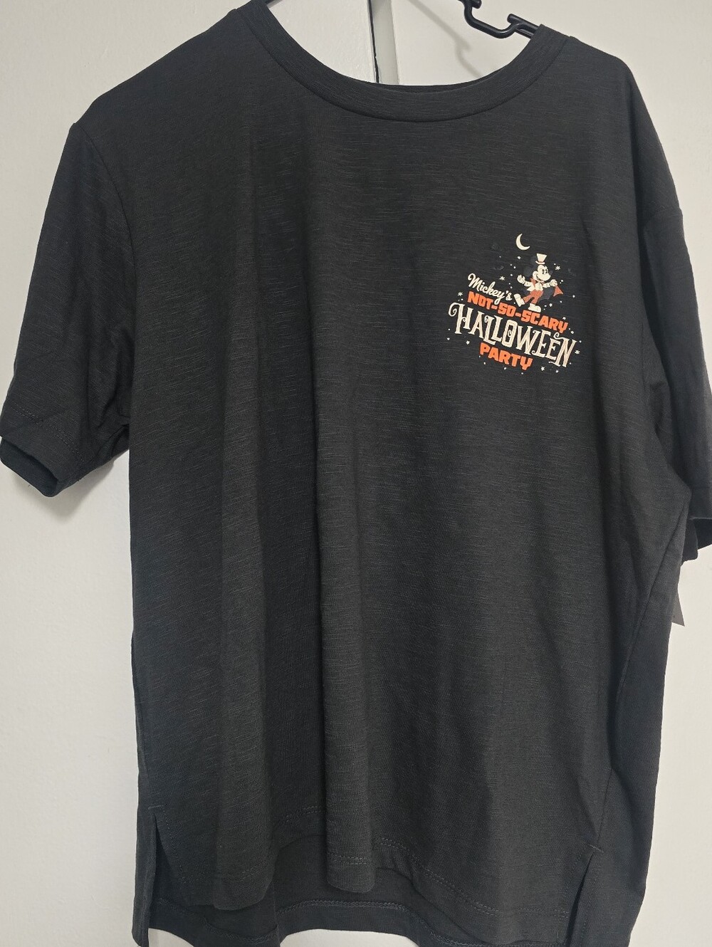 Disney Black Short Sleeve Halloween Graphic Tee - Mickeys Not So Scary Halloween